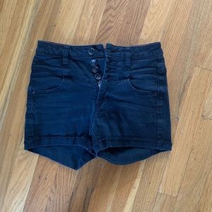 Hot Topic Brand LOVEsick highwaisted jean short